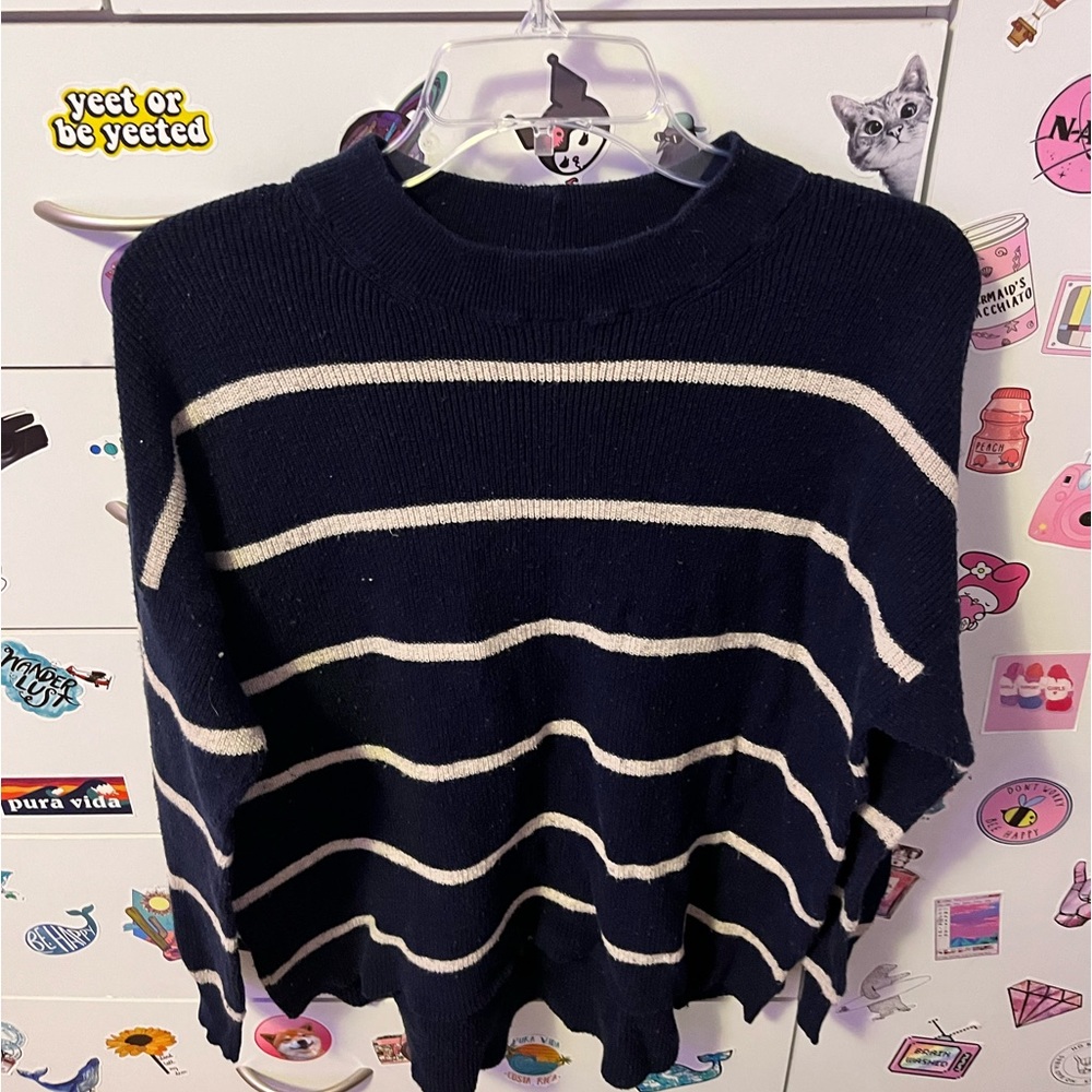American Eagle Striped Sweater- Medium